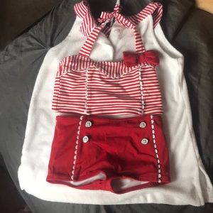 Janie & Jack 3 piece bathing suit